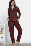 Zivame Mickey Mania Knit Poly Pyjama Set - Rio Red — thumbnail 2